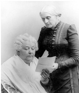 Susan B. Anthony and Elizabeth Cady Stanton - Suffragettes and Women Susan B. Anthony and Elizabeth Cady Stanton - Suffragettes and Women
