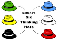 Edward de Bono, Six Thinking Hats (1985) Edward de Bono, Six Thinking Hats (1985)